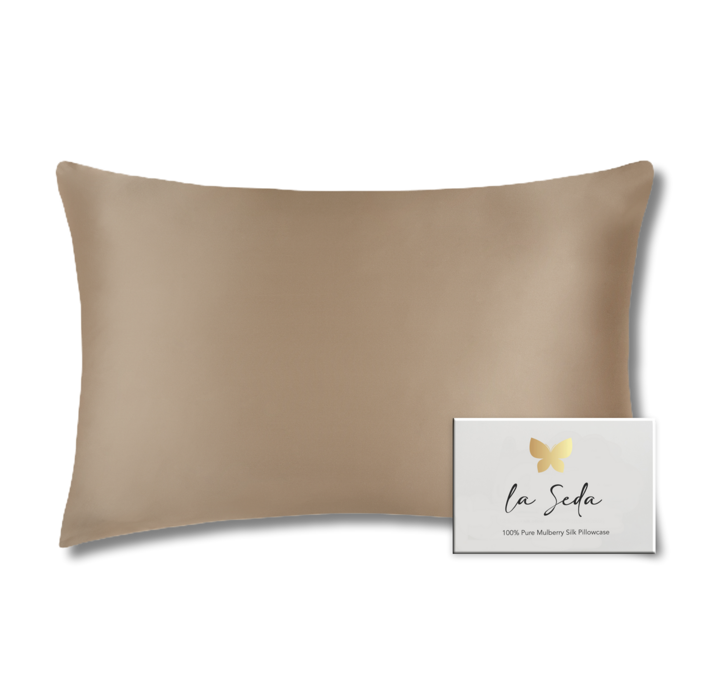 Best silk pillowcase in luxurious beige color showcasing premium mulberry silk texture and quality craftsmanship