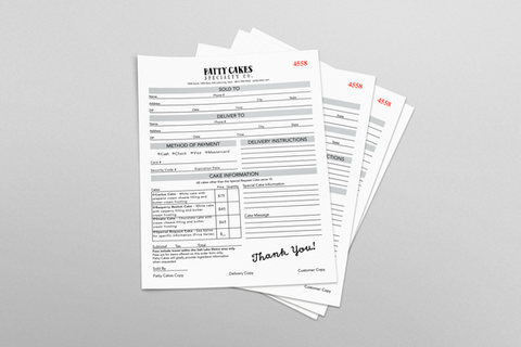 Patty Cakes Specialty Co. Form