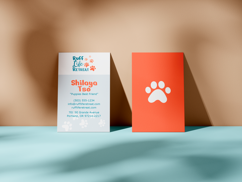 business card mockup