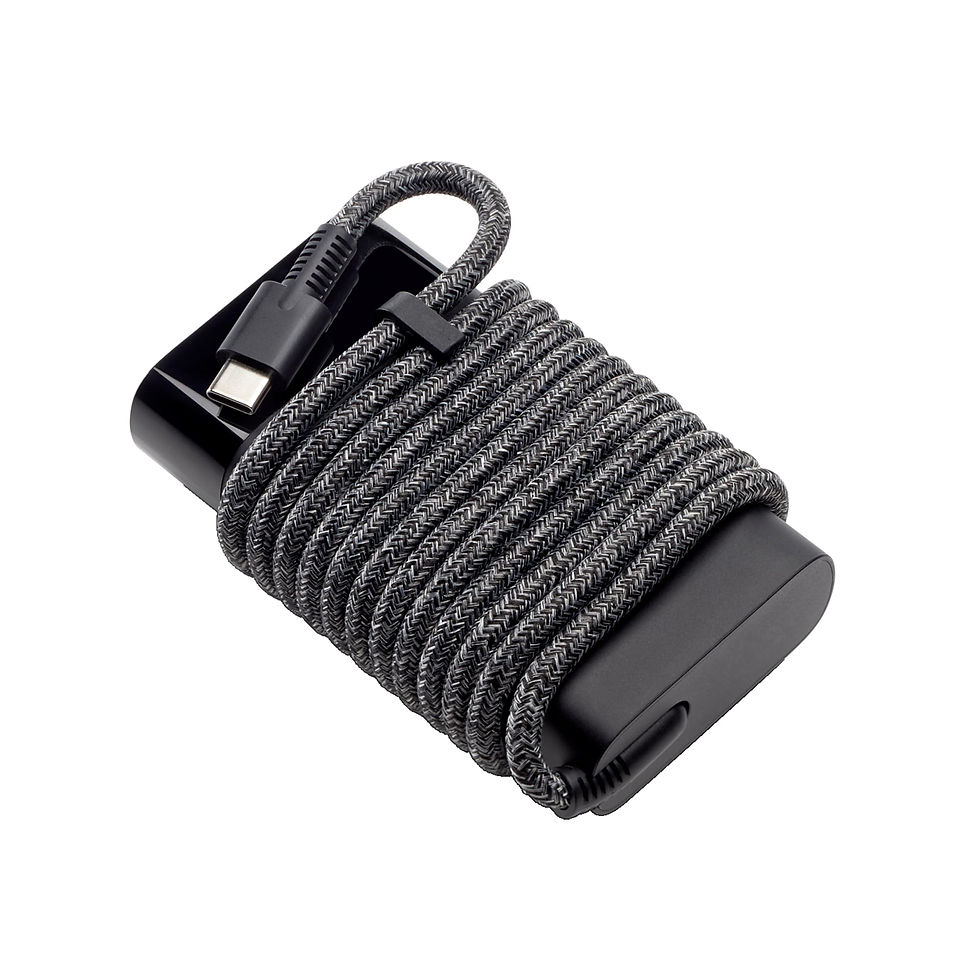 HP 65W USB Type-C Braided Cable Original Adapter