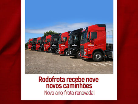 Rodofrota recebe nove novos caminhões