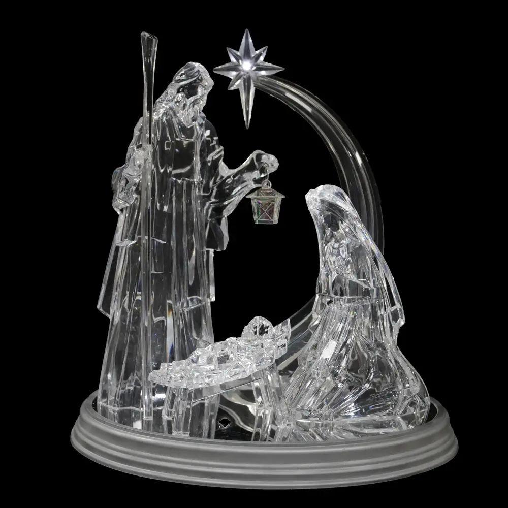 Natal Sarada Família  c/LED - Transparente