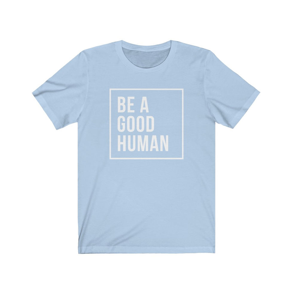 Thumbnail: Be A Good Human - Unisex Jersey Short Sleeve Tee 