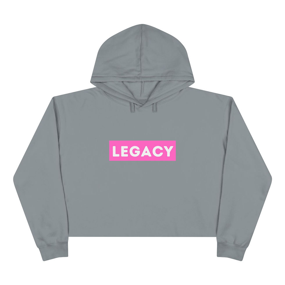 Thumbnail: LEGACY - Pink - Crop Hoodie