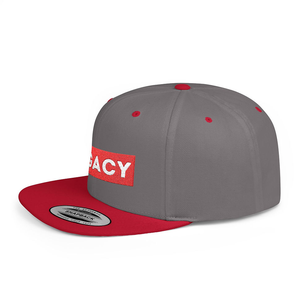 Thumbnail: LEGACY - Red - Embroidered - Unisex Snap Back Hat