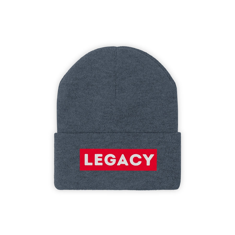 Thumbnail: Legacy - Red Block - Embroidered Knit Beanie