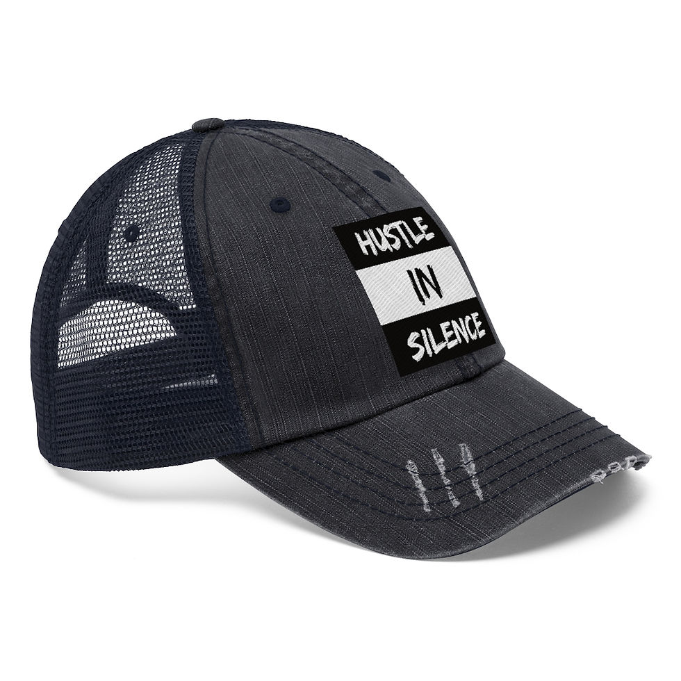 Thumbnail: Hustle in Silence - Embroidered Trucker Hat