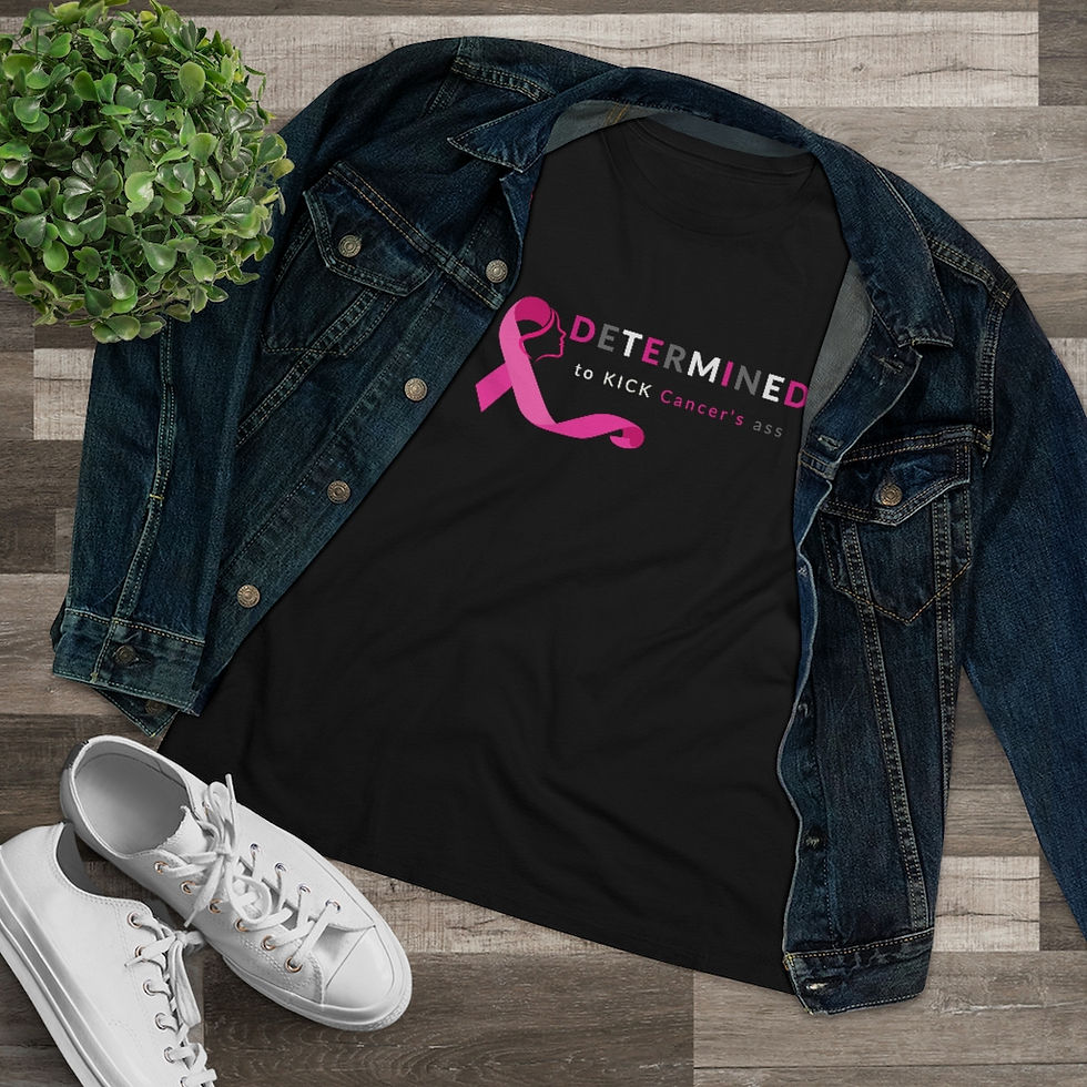Thumbnail: DETERMINED to Beat Breast Cancer - Women's Premium Tee
