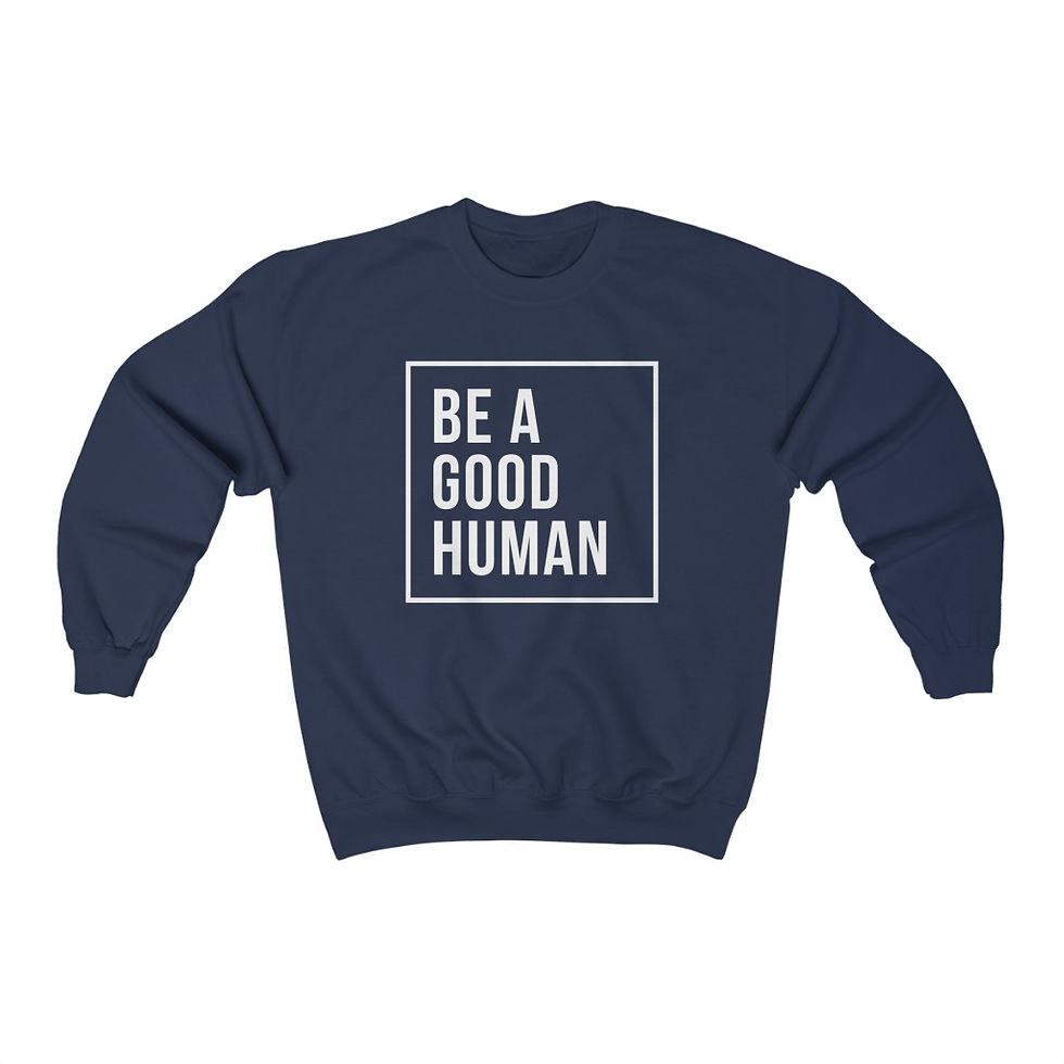 Thumbnail: Be A Good Human Unisex Heavy Blend™ Crewneck Sweatshirt 
