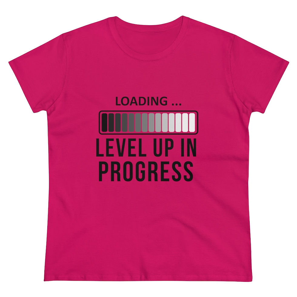 Thumbnail: Level Up In Progress - Women's Heavy Cotton Tee