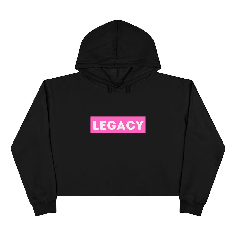 Thumbnail: LEGACY - Pink - Crop Hoodie