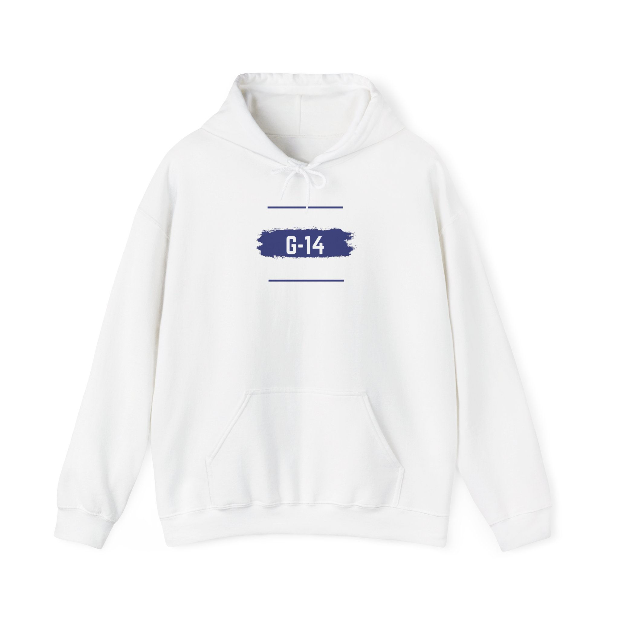My Hustle is G-14 Classified - Blue Unisex Premium Pullover Hoodie