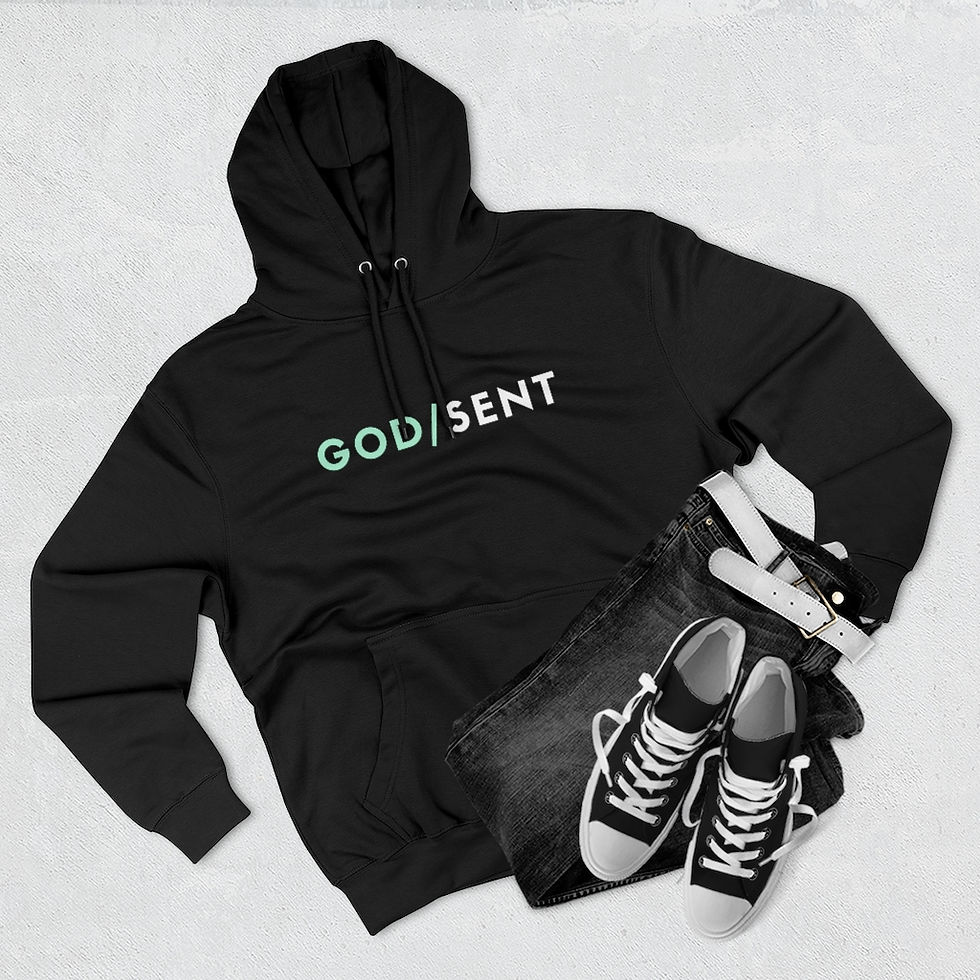 Thumbnail: GOD-SENT - Mint - Premium Pullover Hoodie  