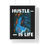 Thumbnail: Premium Framed Vertical Poster - Hustle is Life - Oil Painting 3