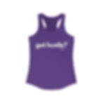 Thumbnail: got hustle? - I DO! Women's Ideal Racerback Tank (White)