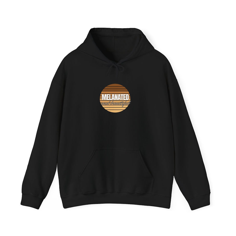 Thumbnail: Melanated and Beautiful - Unisex Premium Pullover Hoodie