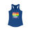 Thumbnail: Be a Good Human - PRIDE Heart Women's Racerback Tank