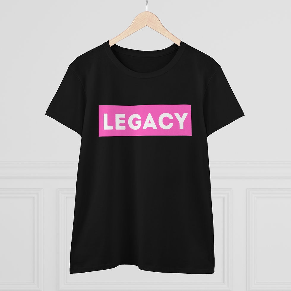 Thumbnail: Legacy -  Pink Block - Women's Heavy Cotton Tee