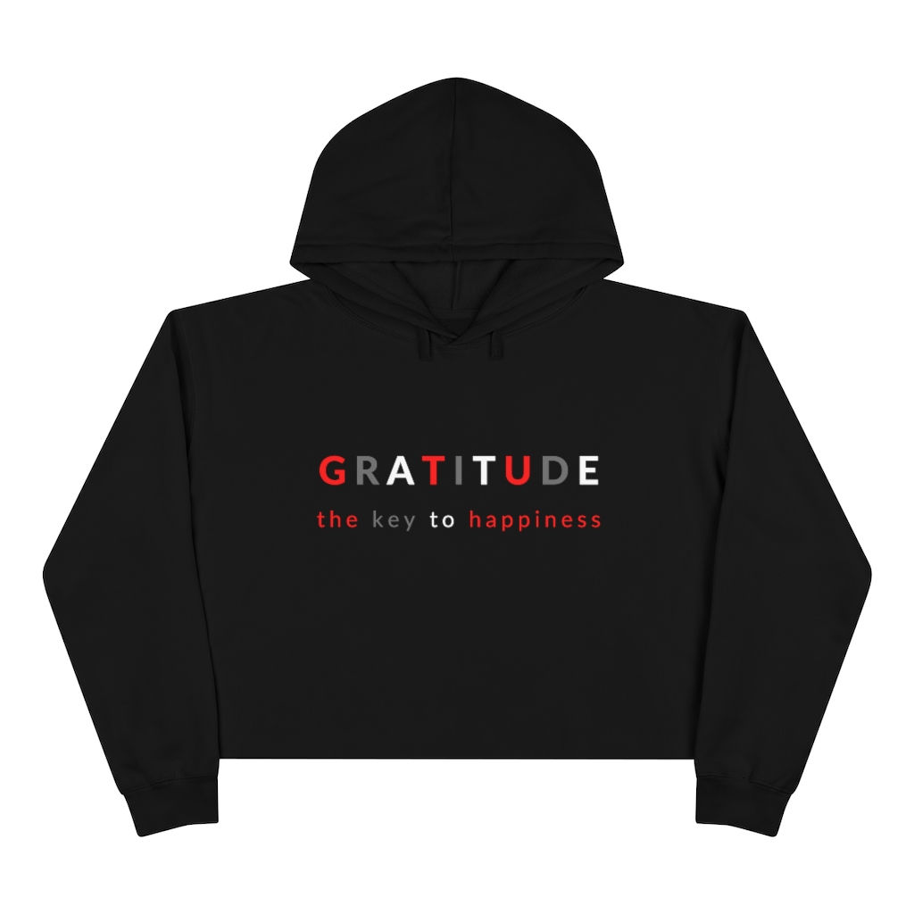 GRATITUDE - Crop Hoodie