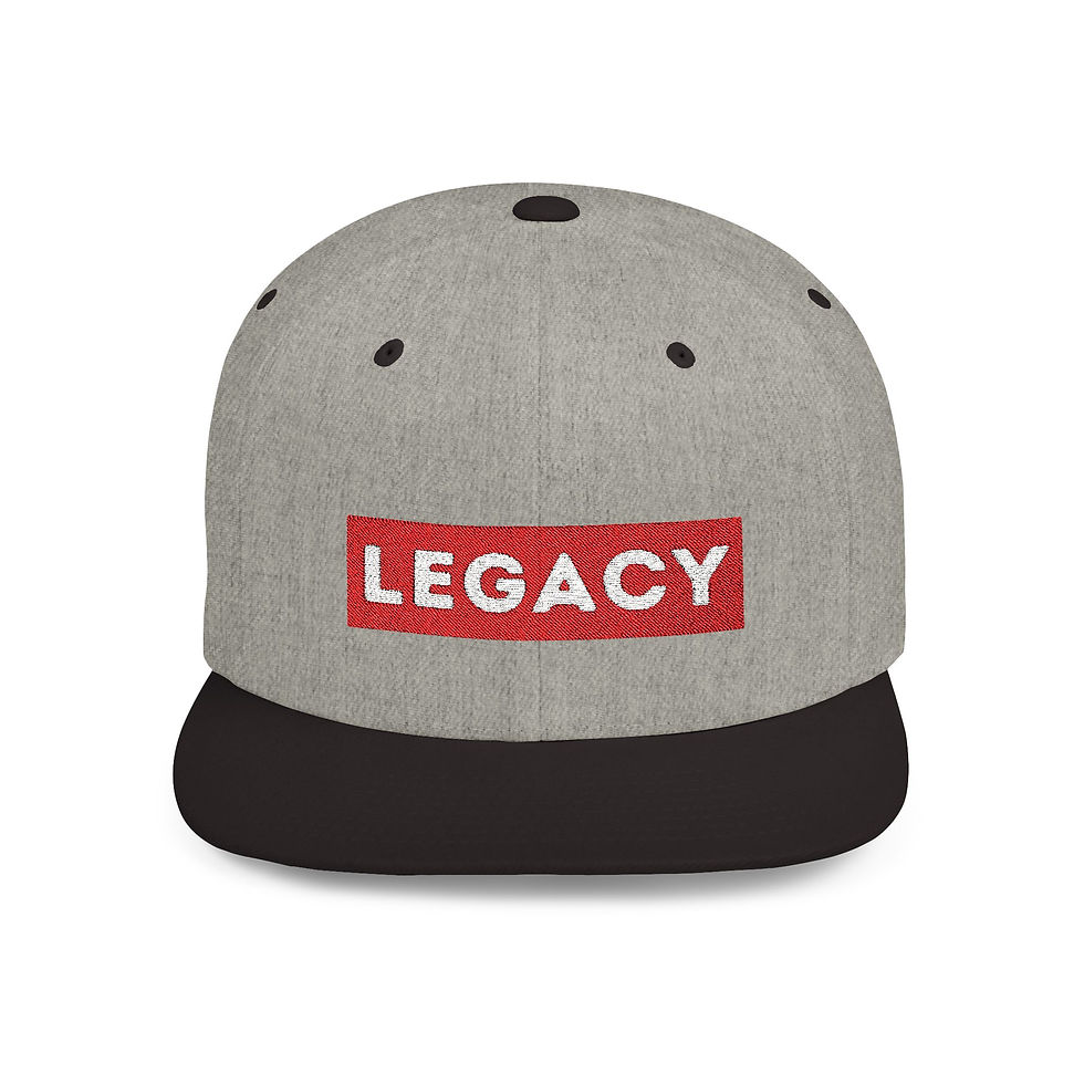 Thumbnail: LEGACY - Red - Embroidered - Unisex Snap Back Hat