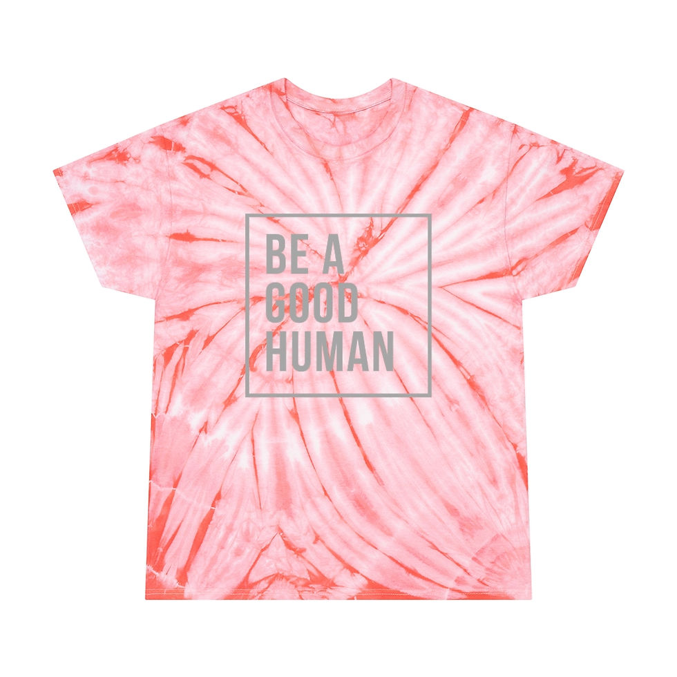 Thumbnail: Be a Good Human - Tie-Dye Tee, Cyclone