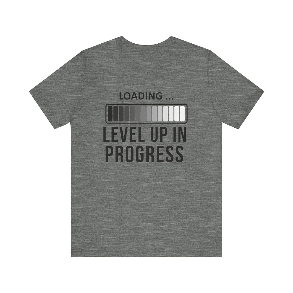 Thumbnail: Level Up In Progress - Unisex Jersey Short Sleeve Tee
