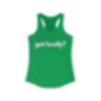 Thumbnail: got hustle? - I DO! Women's Ideal Racerback Tank (White)