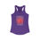 Thumbnail: Red Glowing HUSTLE - Women's Racerback Tank