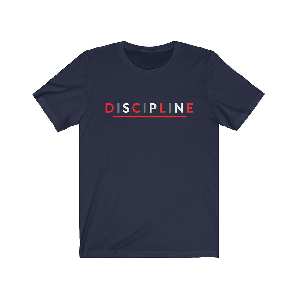 Thumbnail: DISCIPLINE - Unisex Jersey Short Sleeve Tee