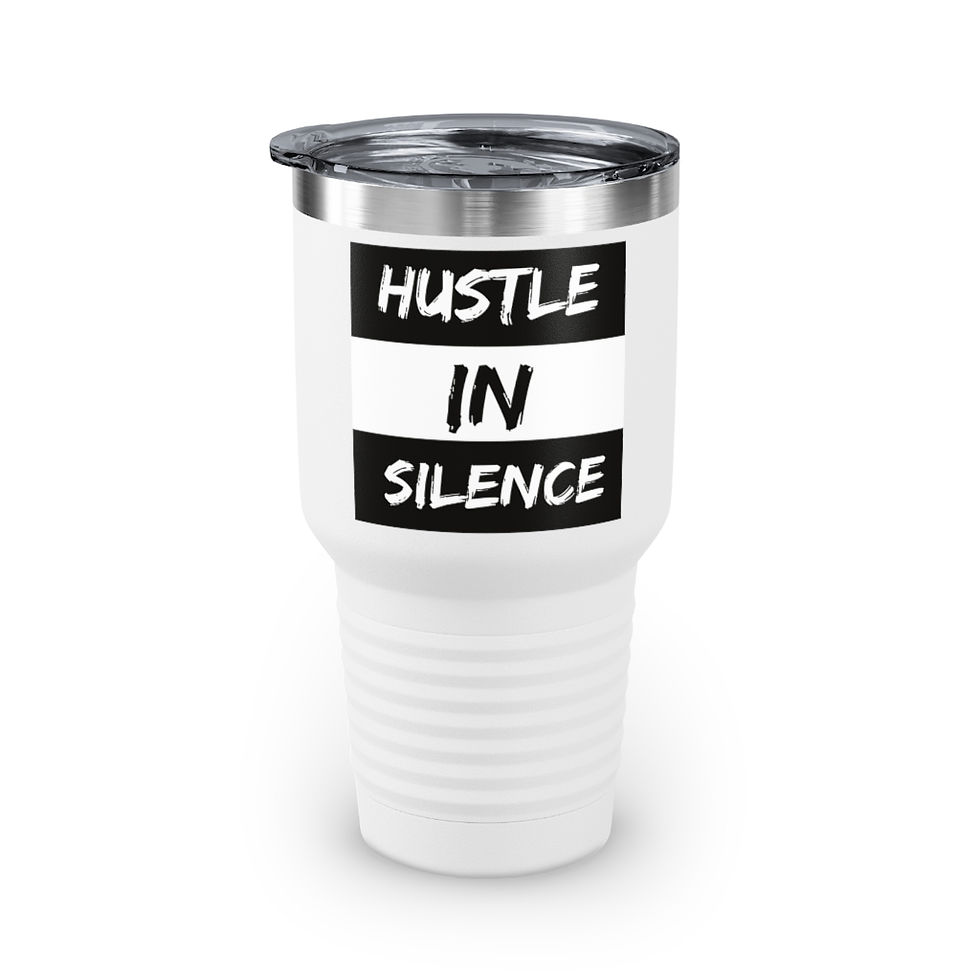 Thumbnail: Hustle In Silence - Ringneck Tumbler, 30oz