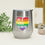 Thumbnail: Be a Good a Human - PRIDE Heart 12oz Insulated Wine Tumbler