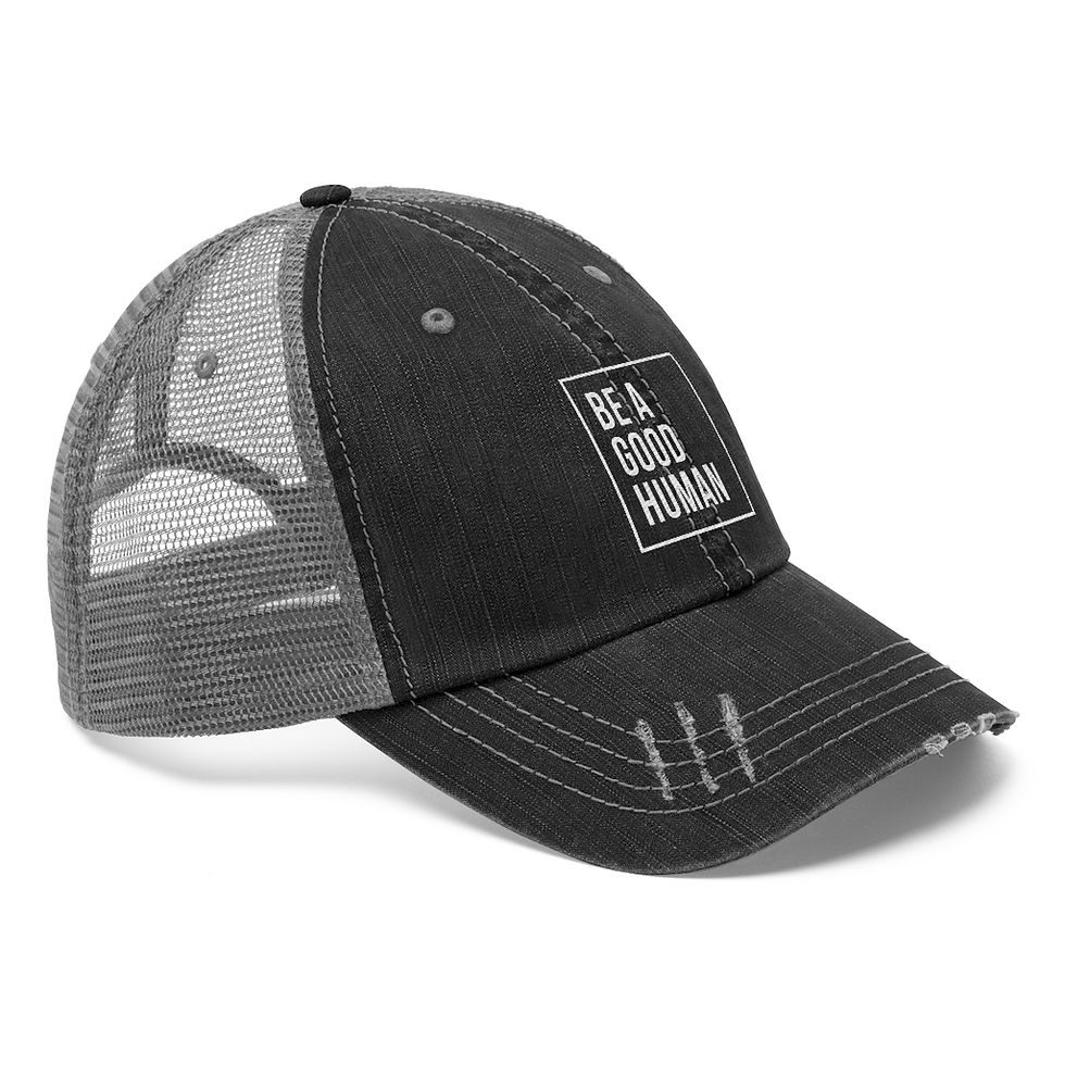 Thumbnail: Be a Good Human - Embroidered Trucker Hat