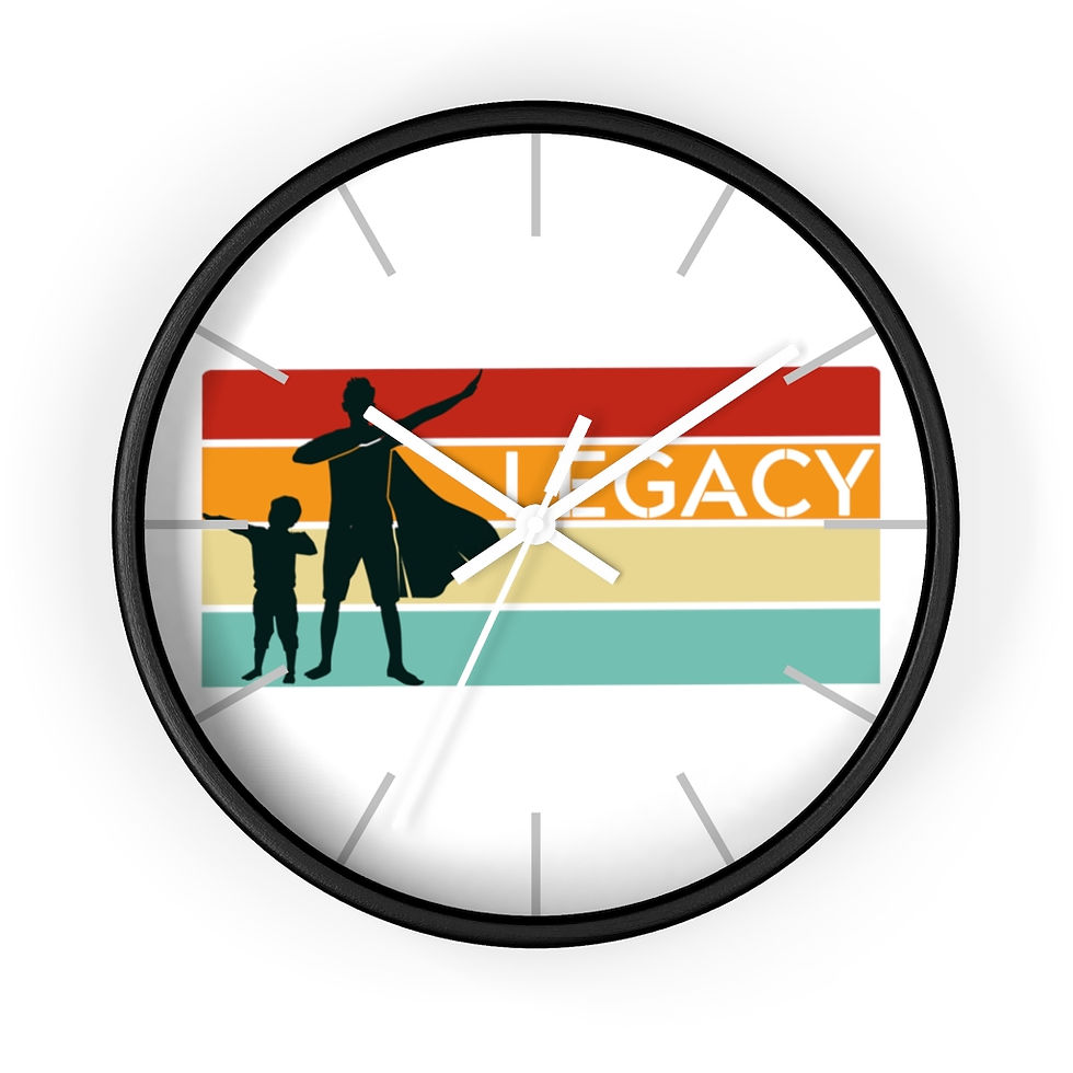 Thumbnail: A Father's Legacy - Super Dad - Wall clock