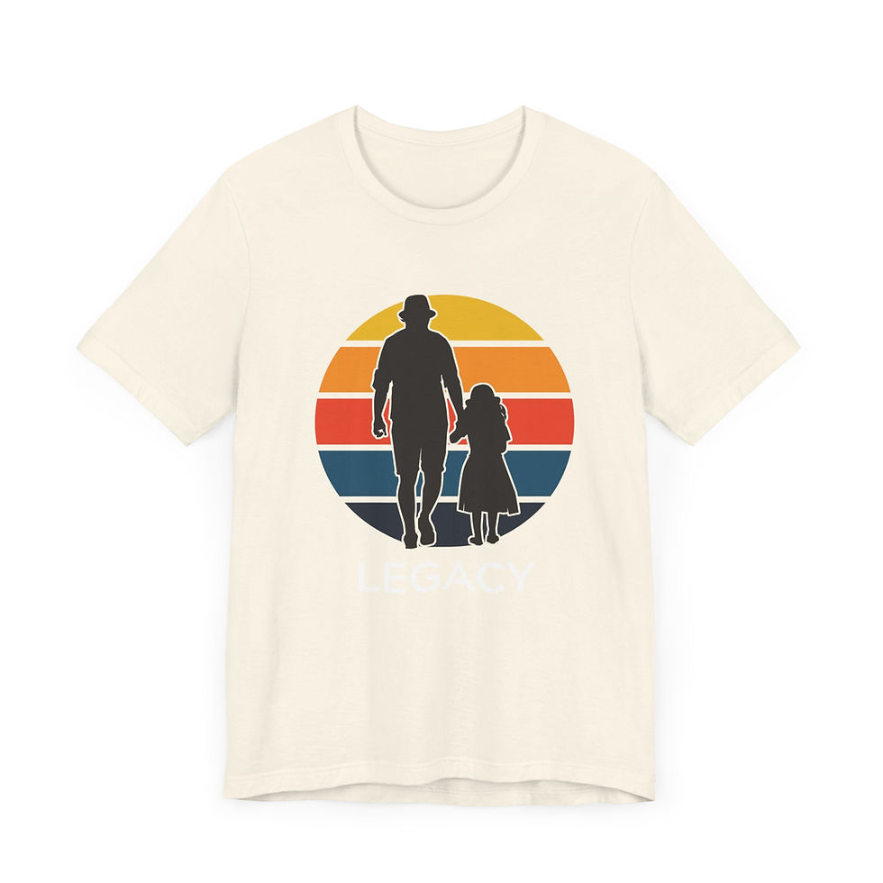 Thumbnail: Girl Dad Legacy Sunset - Unisex Jersey Short Sleeve Tee