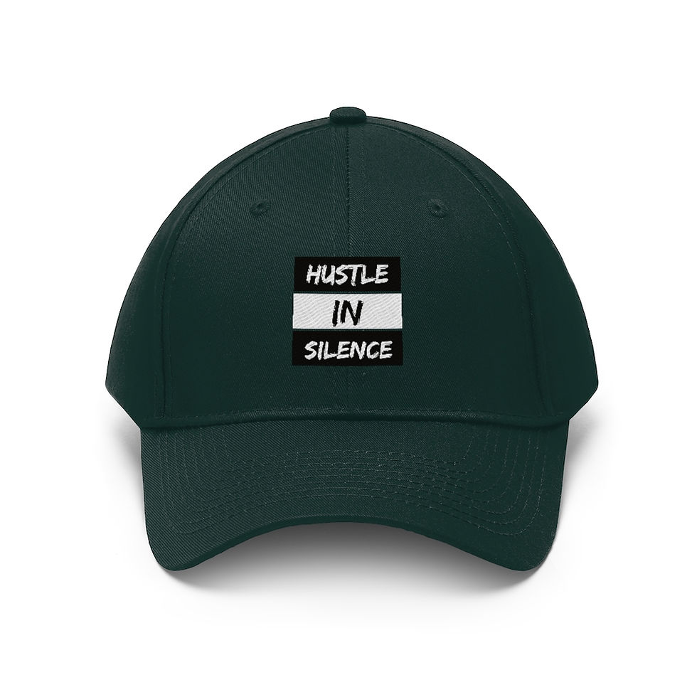 Thumbnail: Hustle in Silence - Embroidered Dad Hat