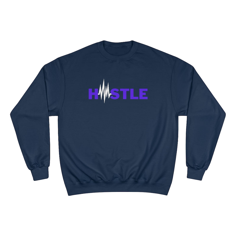 Thumbnail: Hustler's Heart - Purple Champion Sweatshirt