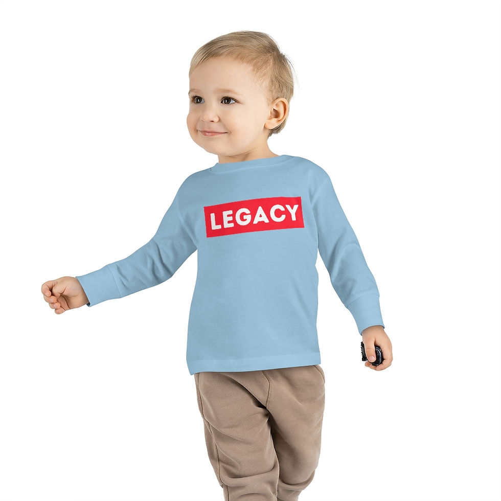 Thumbnail: Legacy - Red Block - Toddler Long Sleeve Tee