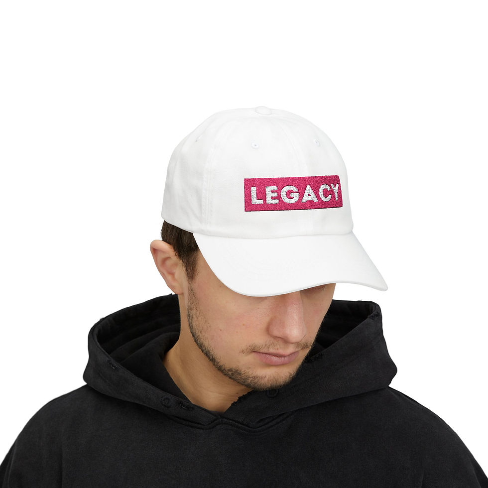 Thumbnail: LEGACY - Pink -  Embroidered Unisex Dad Hat