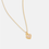 Thumbnail: Latte Heart Necklace by One & Eight