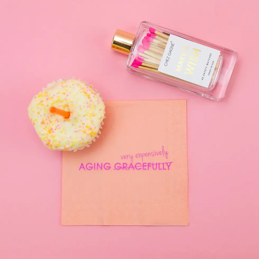 Chez Gagne Aging Expensively Cocktail Napkins