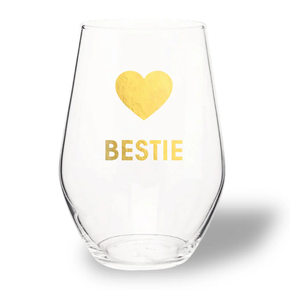 Bestie Wine Glass
