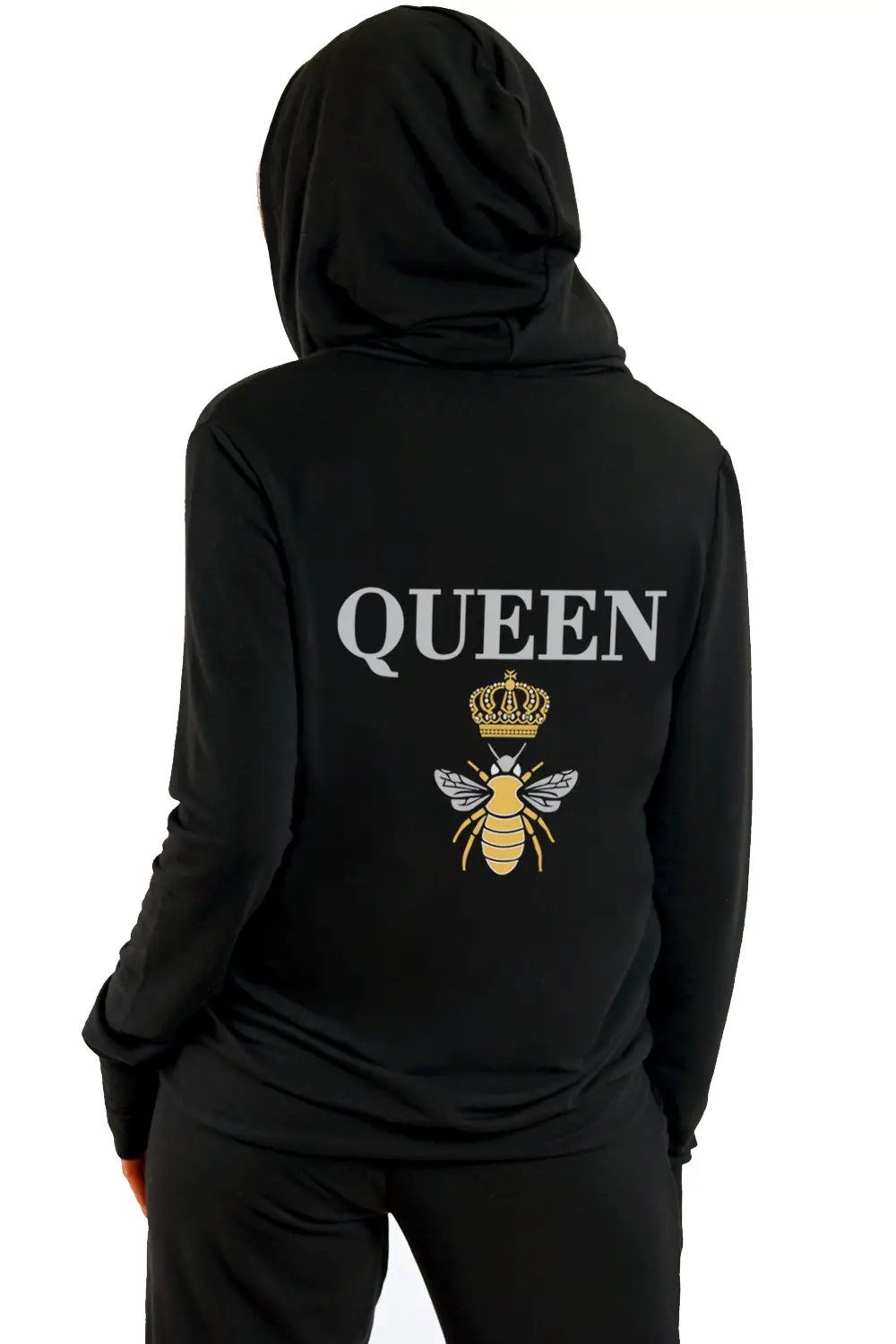 Queen Bee Zip-Up Hoodie