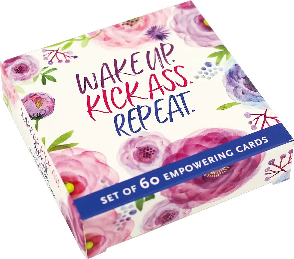 Wake Up Kick Ass Empowerment Cards
