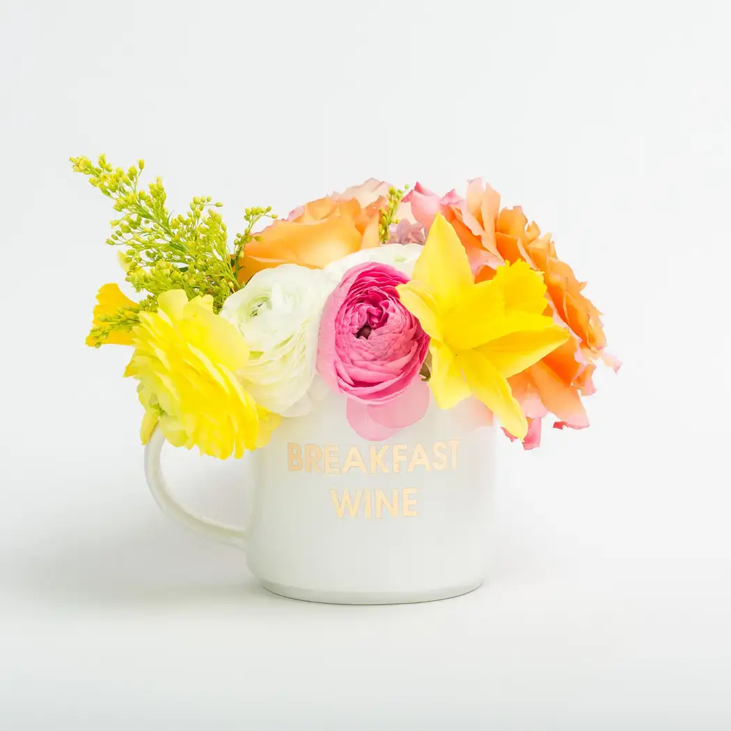 Breakfast Wine Coffee Mug