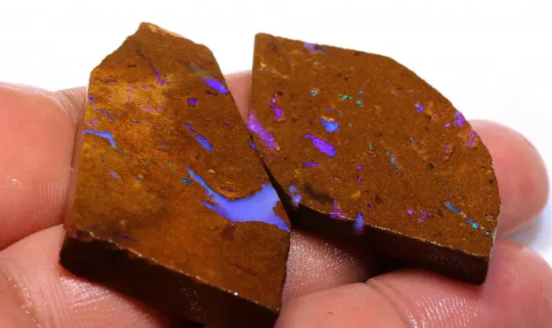 Thumbnail: Natural, prefinished, Australian Queensland Boulder Opals - 127ct