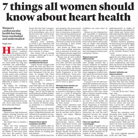 What Every Woman Needs to Know About Heart Health