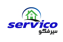 Servico logo – professional building maintenance company in Doha, Qatar offering AC, HVAC, electrical, appliances, and landsc