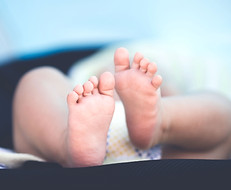 Pieds petit bébé