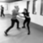 Defending against a knife attack