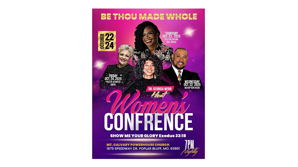 Be Thou Made Whole – Women’s Conference 2025